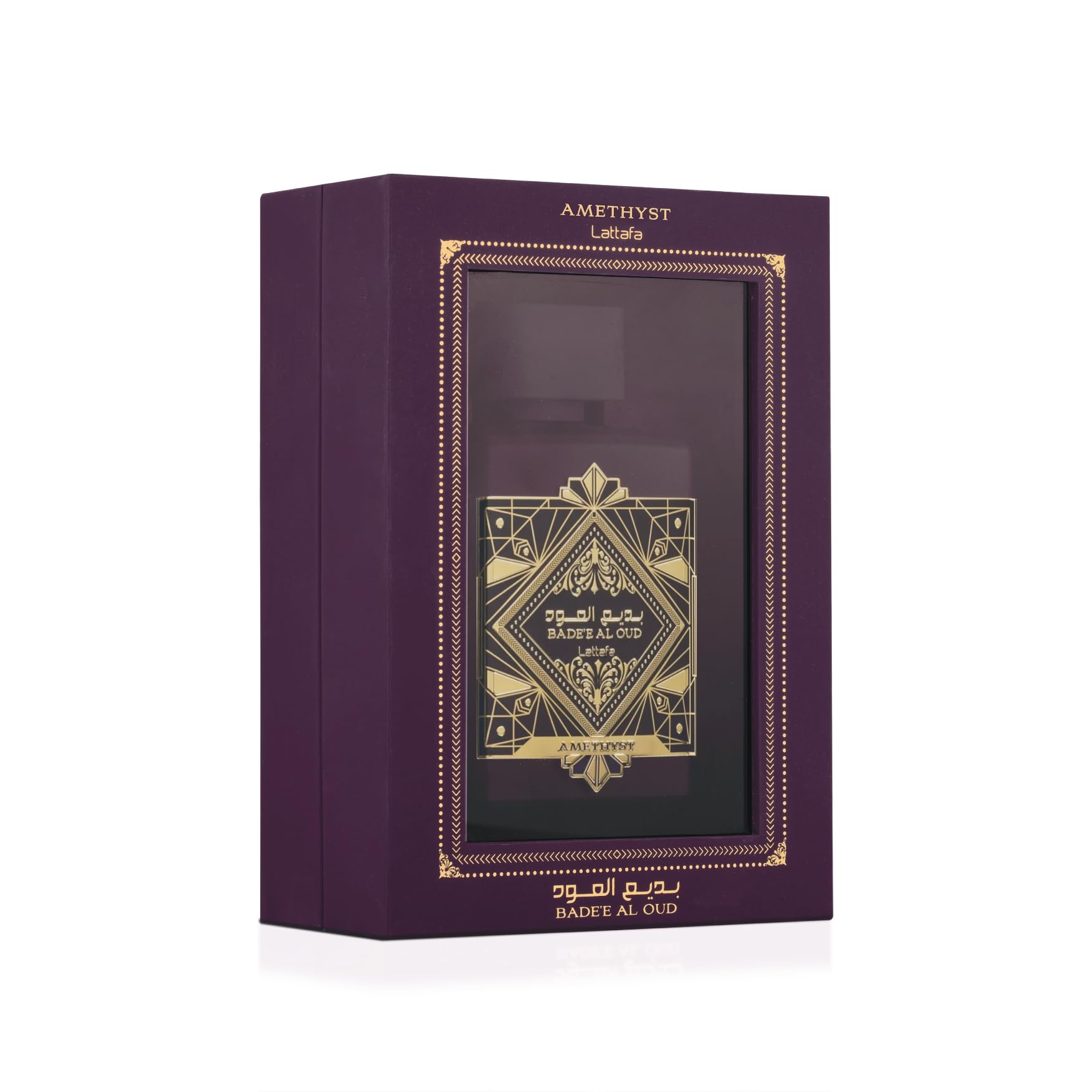 عطر بديع العود أميثيست للجنسين من لطافة - بخاخ ماء عطر، 3.4 أونصة / 100 مل