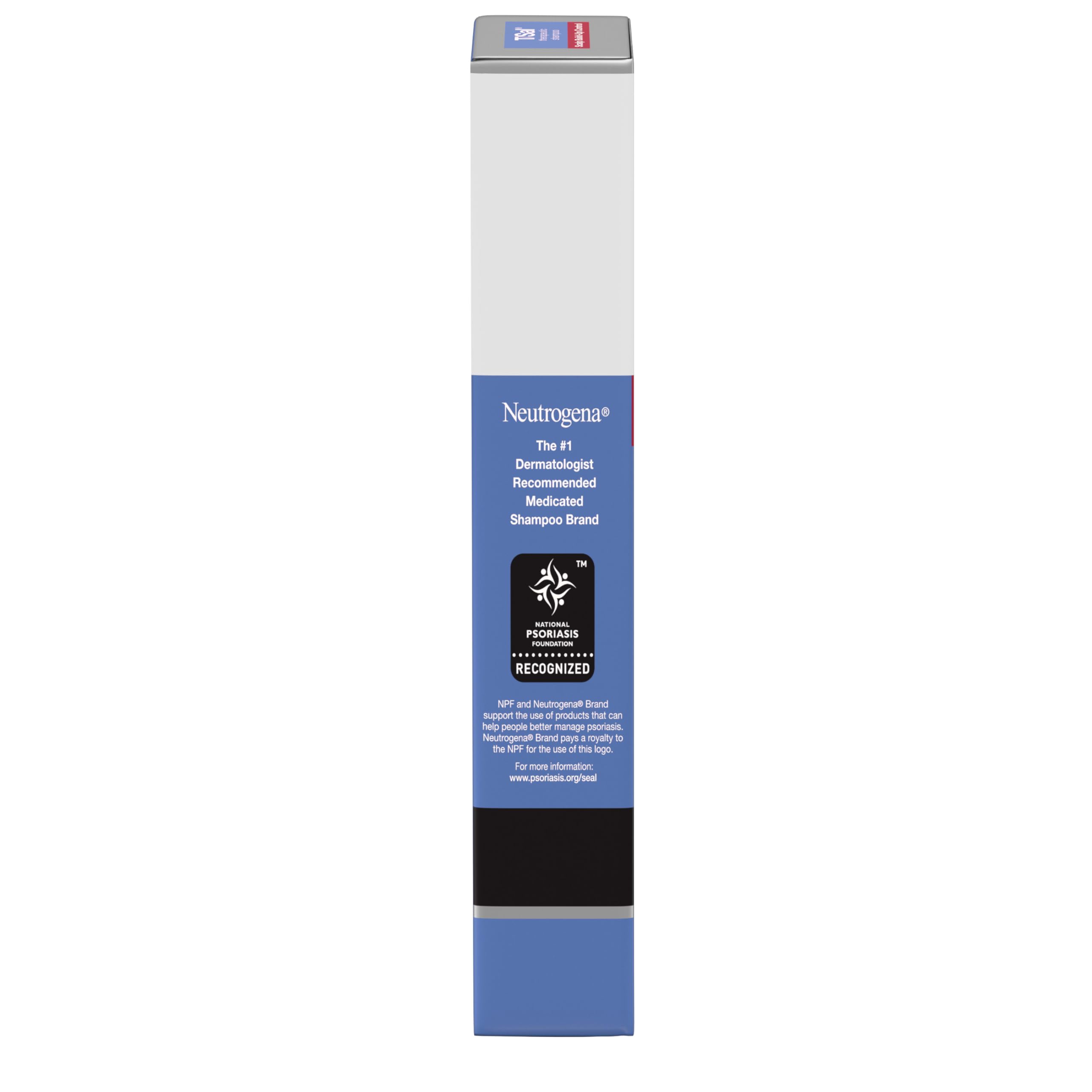 Neutrogena T/Sal Therapeutic Dandruff Shampoo, Scalp Build-Up Control, 3% Salicylic Acid, Scalp Psoriasis Treatment, Seborrheic Dermatitis Shampoo, Clears & Controls Flakes, Fragrance Free, 4.5 fl oz