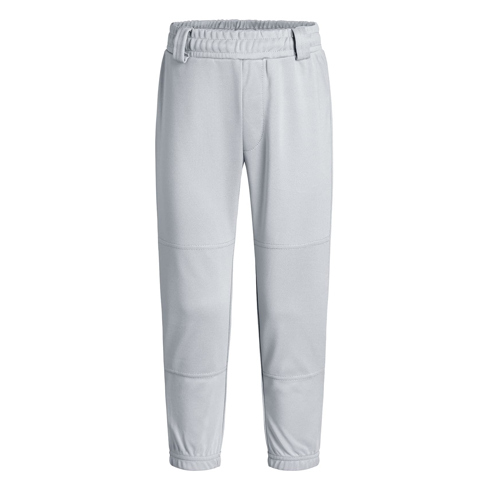 QBK 2T/3T/4T/5T Toddler Baseball Pants Youth Softball Pants Kids Tee Ball Pants for Boy Girl Grey(Grey 5T)