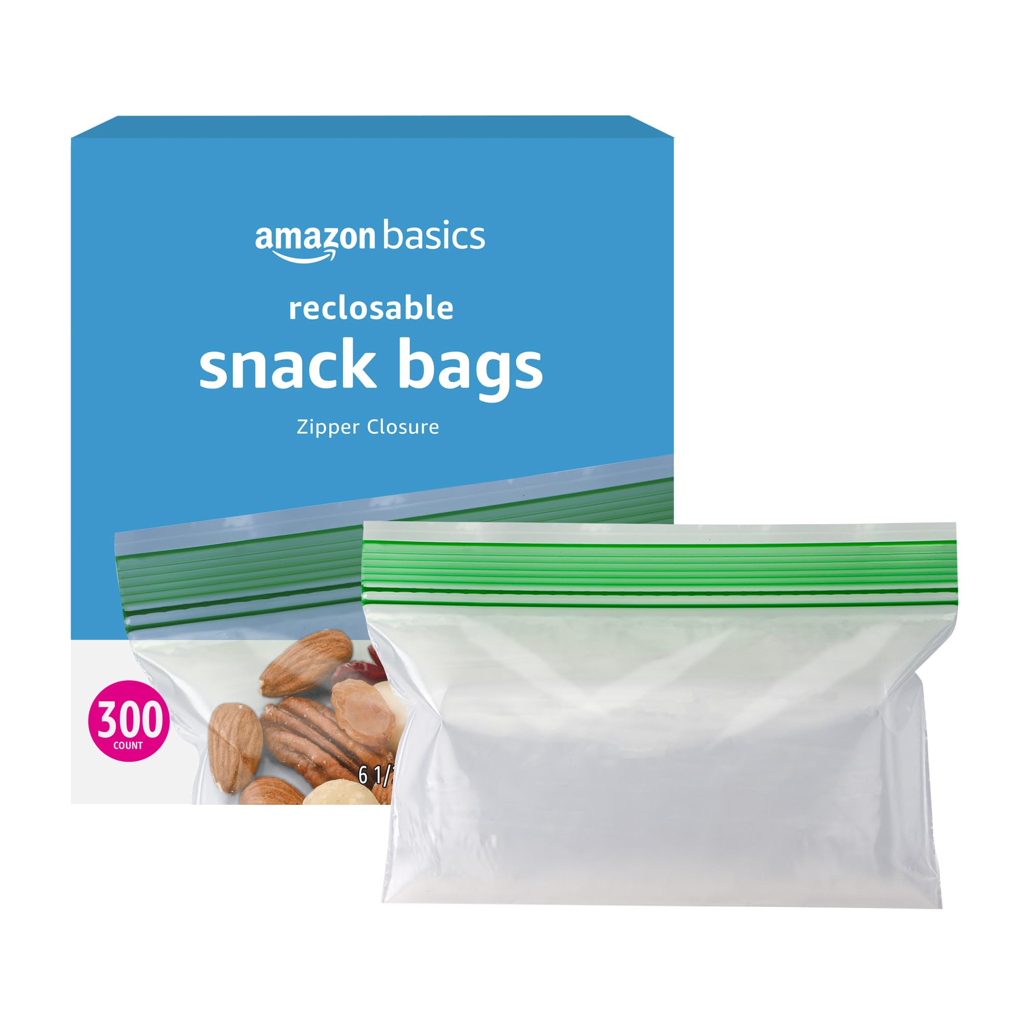 Basics Snack Storage Bags, 300 Count
