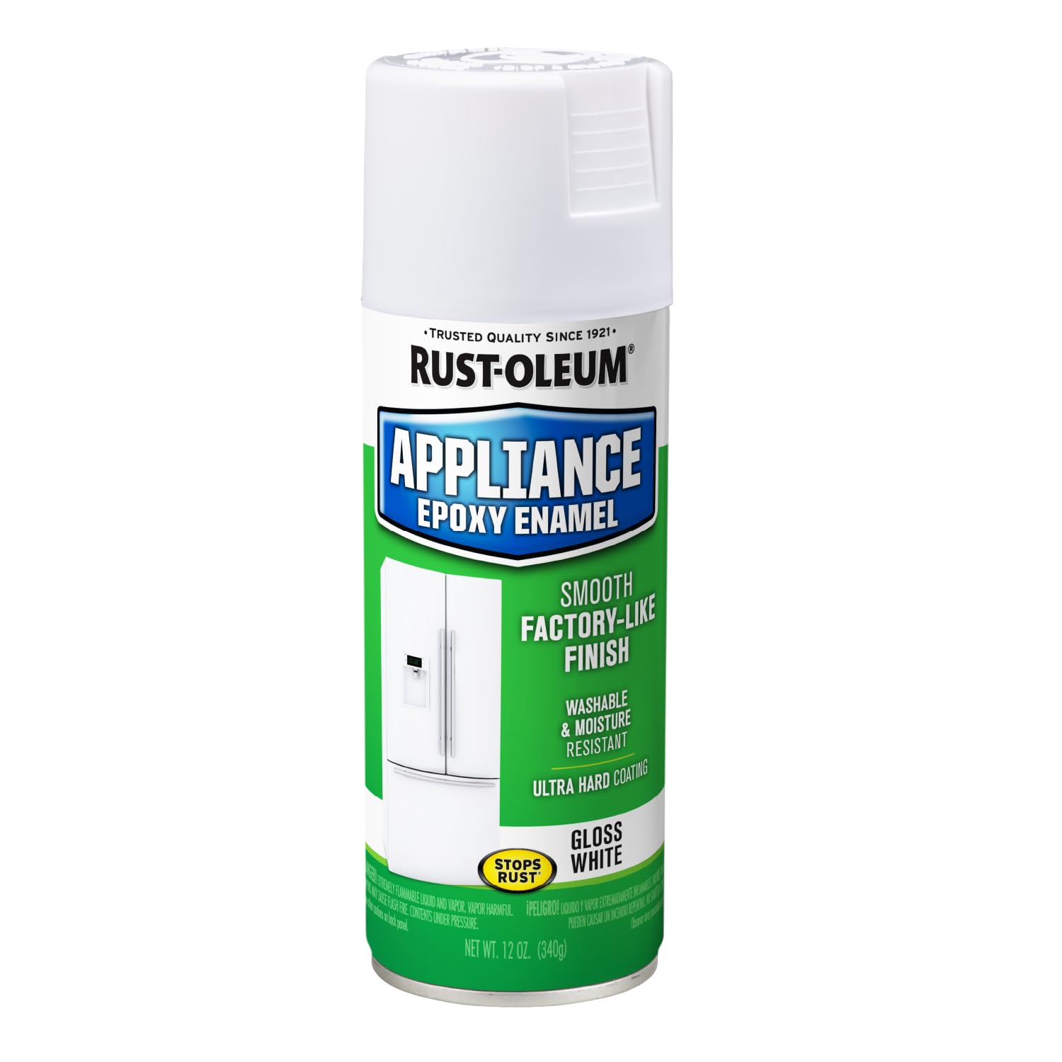 Rust-Oleum 7881830 طلاء بخاخ إيبوكسي خاص للأجهزة، 12 أونصة، أبيض