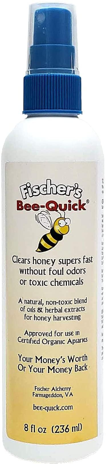 Bee-Quick for Honey Harvesting - a Safe and Organic-Approved Beekeeper-Only Tool to Clear Honey Supers (8oz)