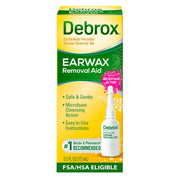 Debrox Ear Wax Removal Drops, Gentle Microfoam Ear Wax Remover, 0.5 Fl Oz