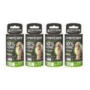 Evercare Pack of 4 Pet Extreme Stick Plus Lint Roller Refill Rolls