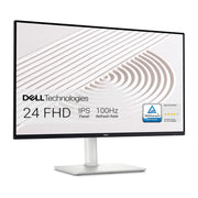 Dell S2425HS Monitor - 23.8 Inch, FHD (1920x1080) Display, 100Hz Refresh Rate 1500:1 Contrast Ratio, TÜV Rheinland Eye Comfort 4 Star, Integrated 2x5W Speaker, Height/Tilt/Swivel/Pivot - Ash White