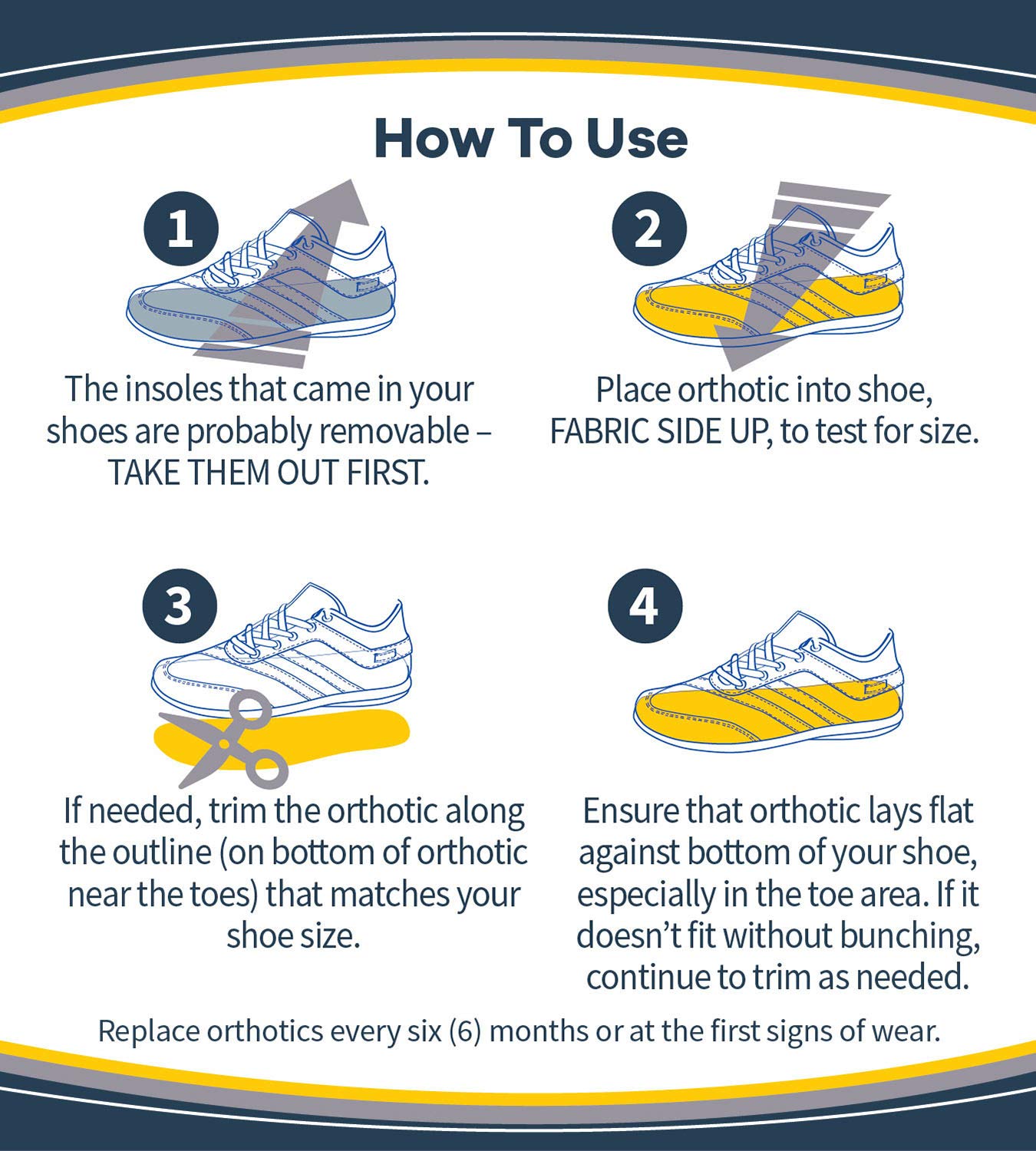 Dr. Scholl's Knee Pain Relief Orthotics // Immediate and All-Day Knee Pain Relief Including Pain from Runner’s Knee (for Women's 5.5-9, Also Available for Men's 8-14)
