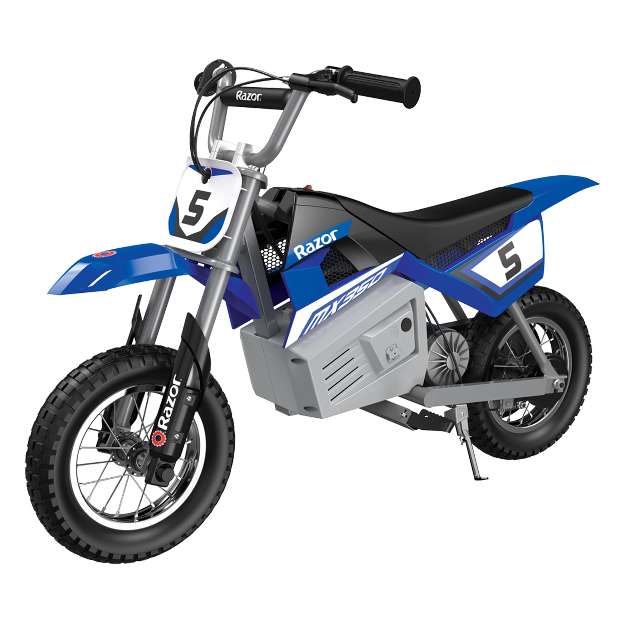 دراجة موتوكروس كهربائية ريزر MX350 ديرت روكيت، أزرق، 10-12 بوصة