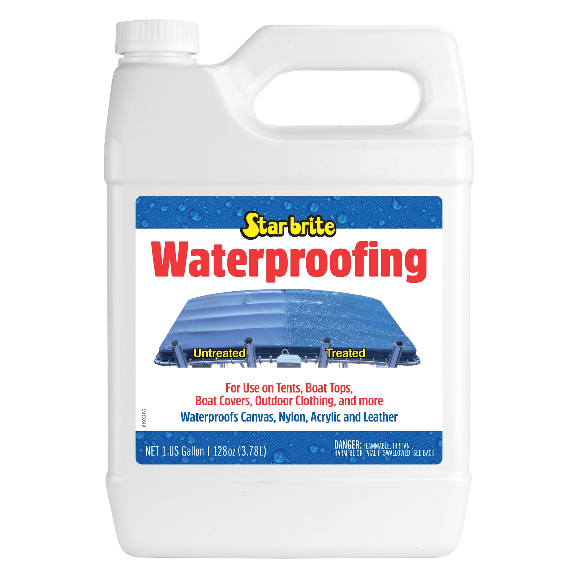 Star brite Waterproofing Spray, Waterproofing + Stain Repellent + UV Protection, 128 oz