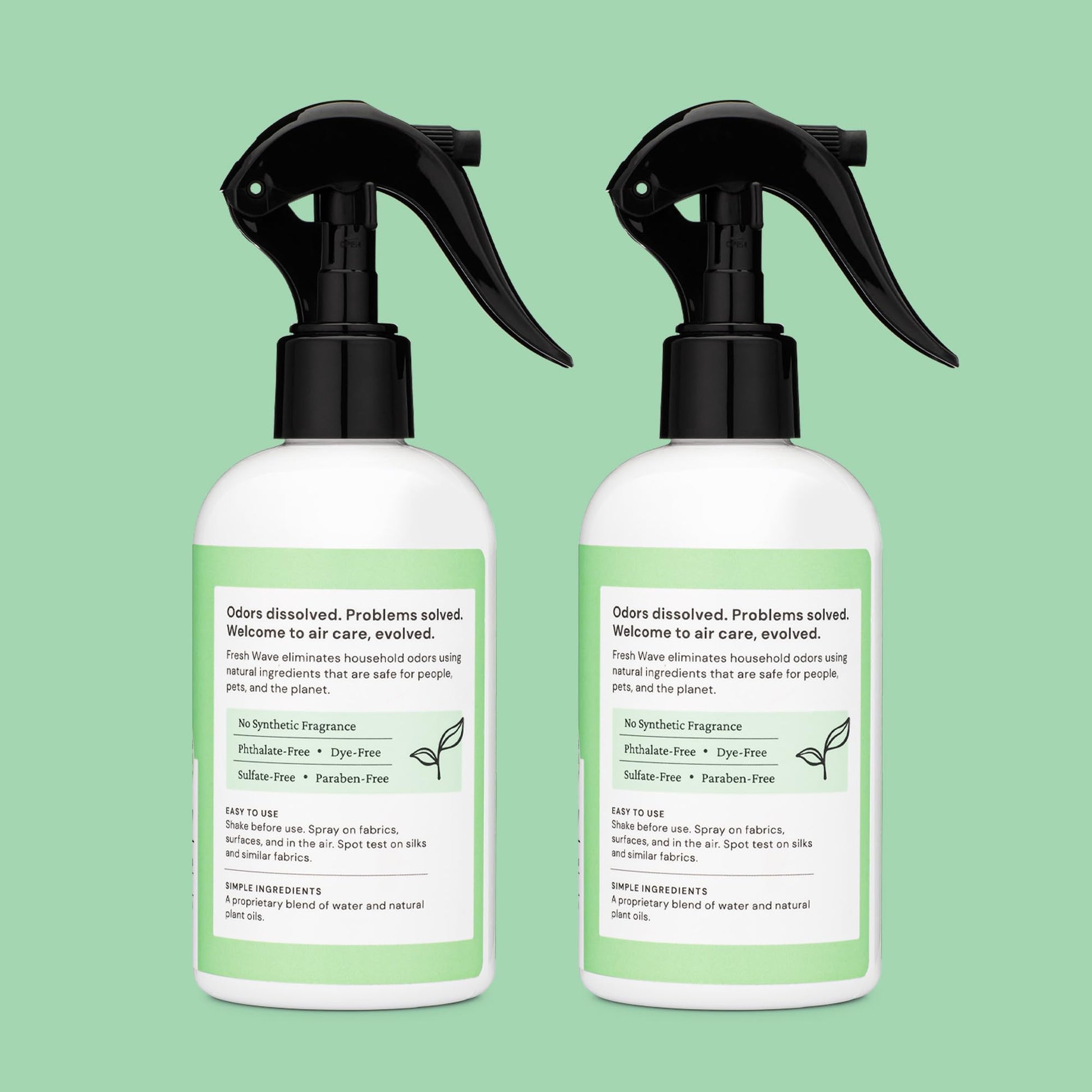 Fresh Wave Original Scent Odor Removing Spray, 8 fl. oz. | Pack of 2 | Odor Absorber for Home, Furniture, Fabrics & Trash | Safer Odor Relief