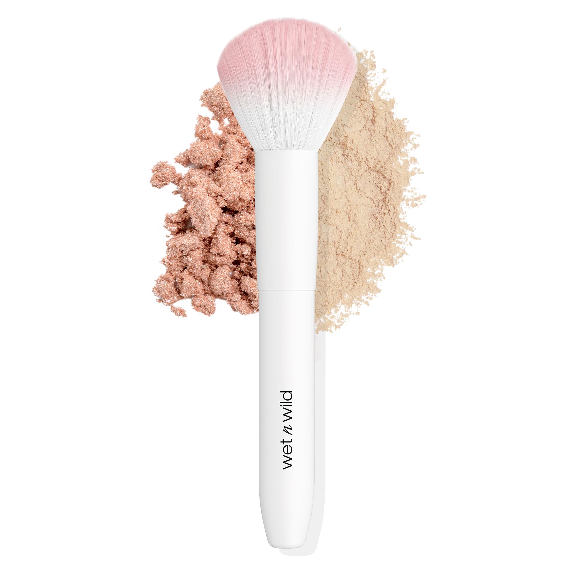 wet n wild Powder Brush, Ultra-Plush Synthetic Bristles for Flawless Application, Soft Touch, Ergonomic Handle for Comfortable Precision Control