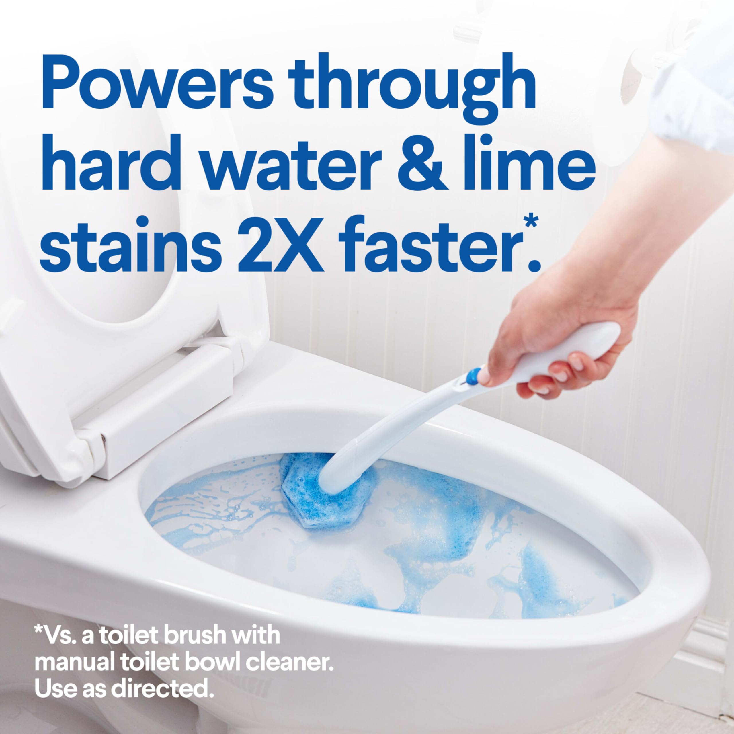 CLOROX Original Toilet Cleaning System - ToiletWand, Storage Caddy and 16 Heads, (Package May Vary)