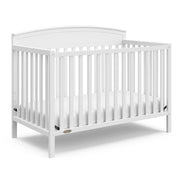Graco Benton 5-in-1 Convertible Crib (White) - GREENGUARD Gold Certified, Converts from Baby Crib to Toddler Bed, Daybed and Full-Size Bed, Fits Standard Full-Size Crib Mattress