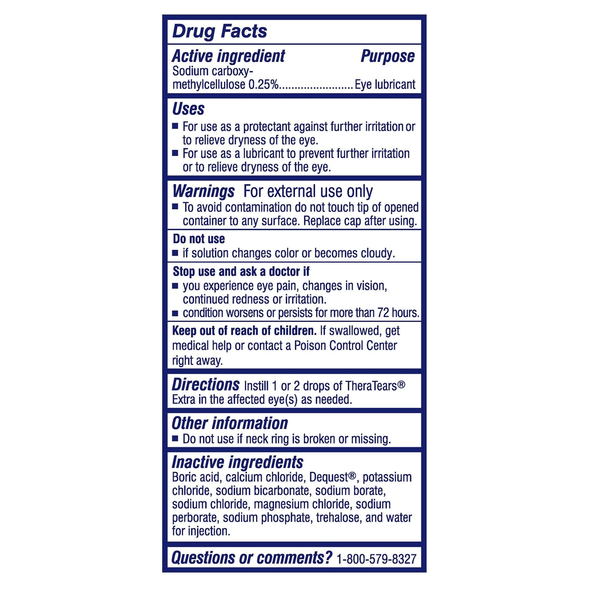 TheraTears Extra Dry Eye Drops, Twin Pack, 2 Bottles x 0.5 fl oz (Pack of 1)