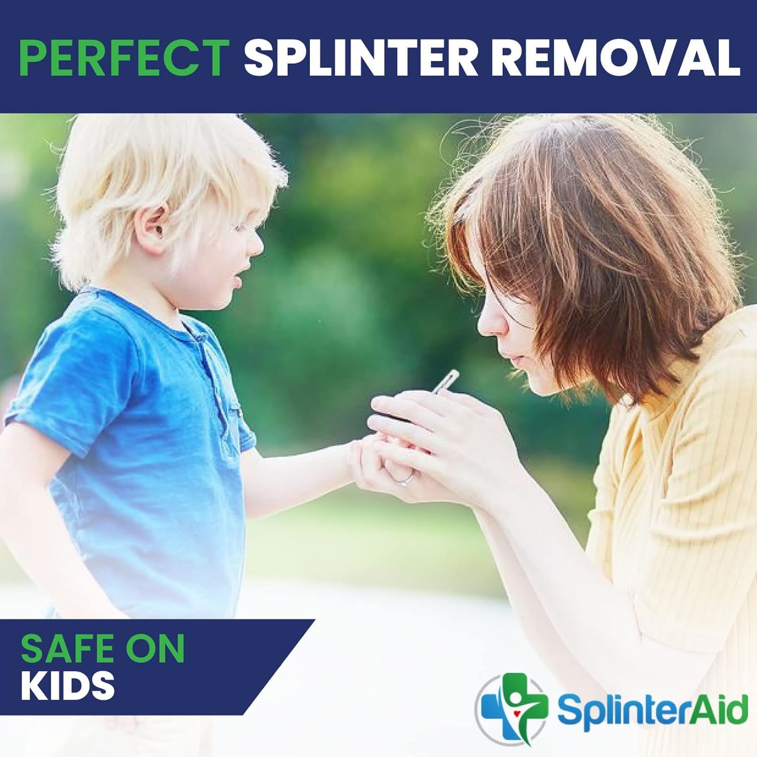 SplinterAid – Painless Splinter Removal Kit (30-Pack) | Pull Out Splinters Fast & Easy | Compact First Aid for Home, Travel & Camping | Great for Hiking, Woodworking & Outdoors | No Tweezers Needed
