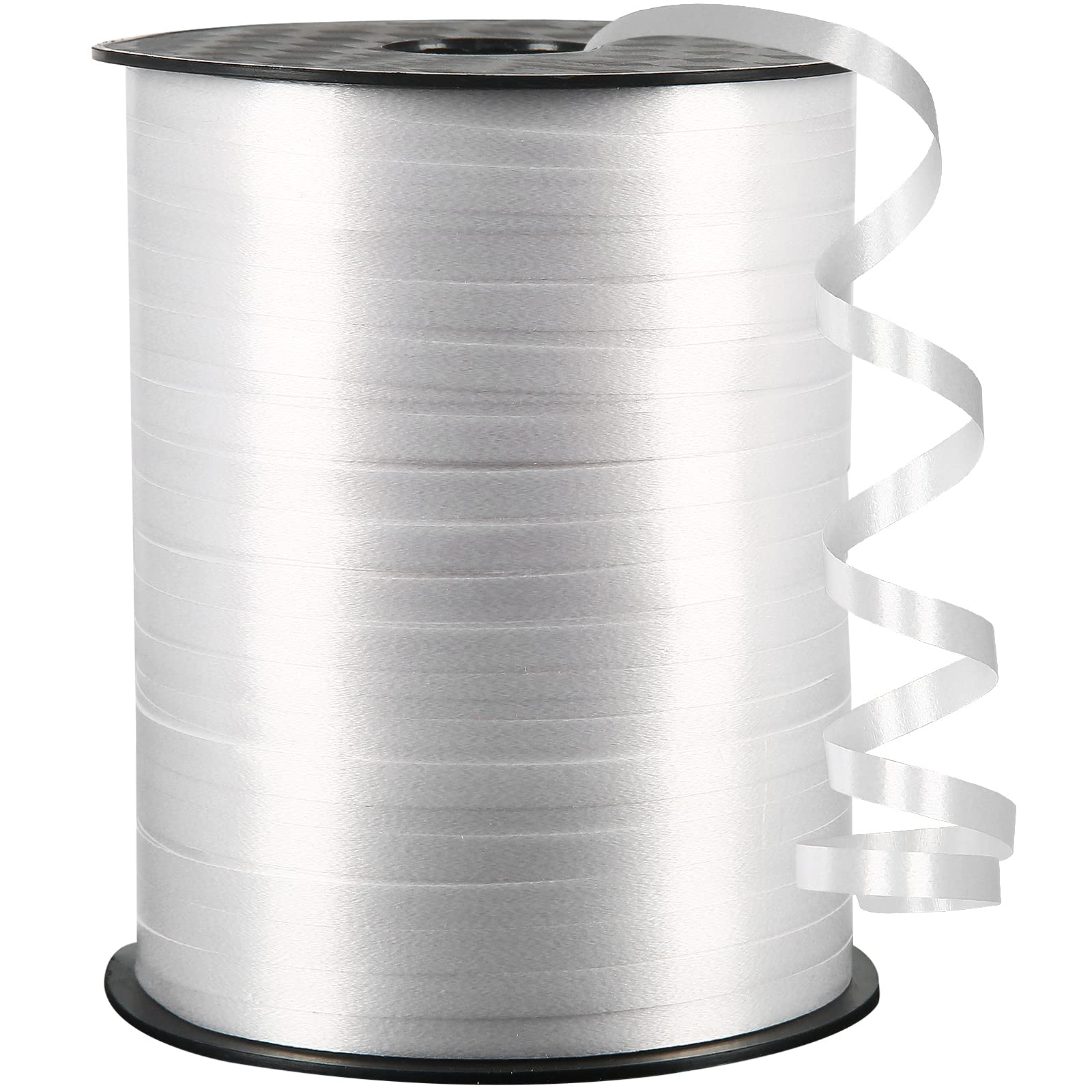 OMISELIO White Curling Ribbon, 500 Yard, 3/16" for Gift Wrapping, Balloon String, Baby Shower, Christmas