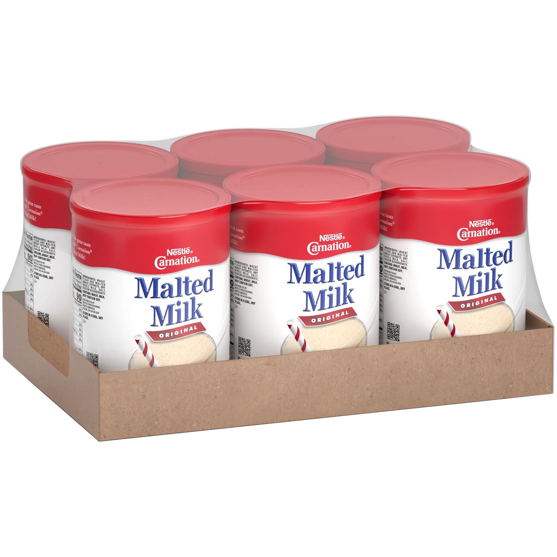 Carnation Malted Milk, Dry Shelf Stable Malted Milk, Great for Baking, Shakes, Sundaes, 40 oz Can