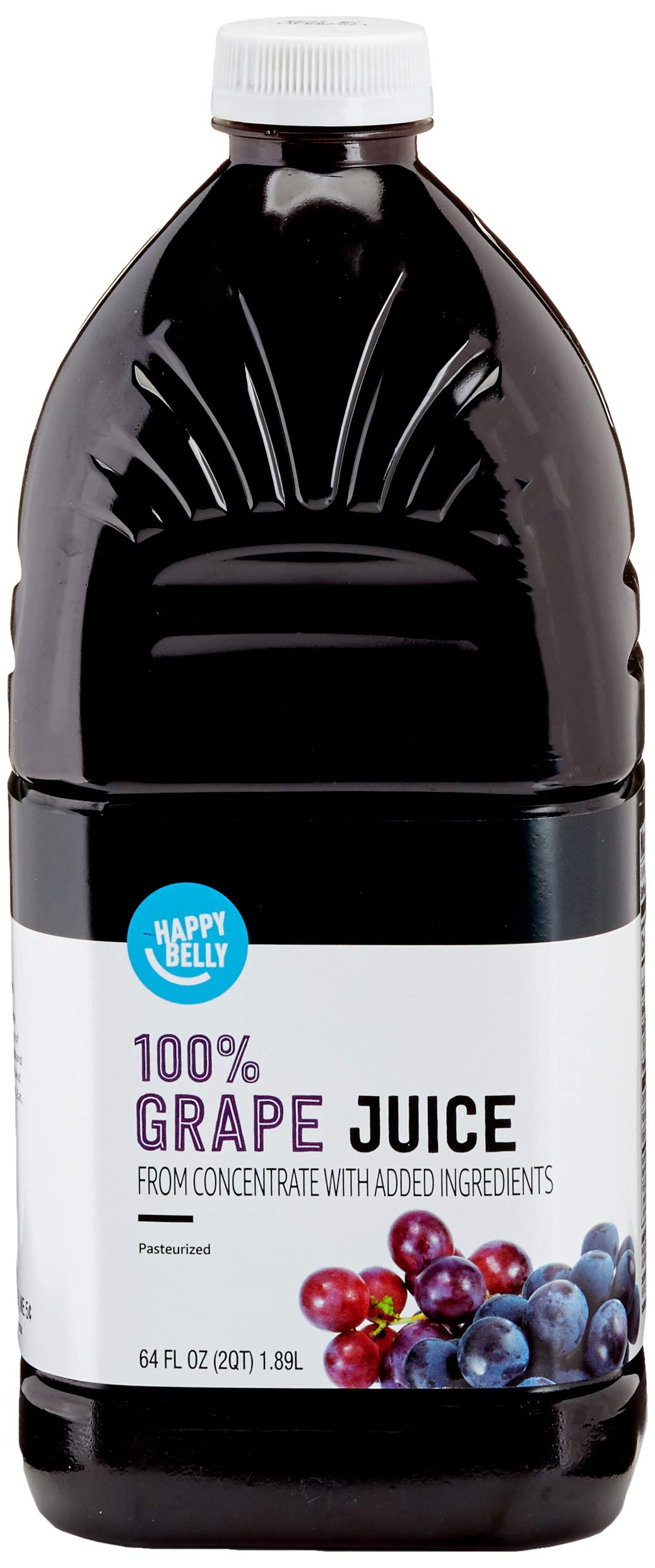 Amazon-Marke – Happy Belly Traubensaft, Flasche, 1,89 l (1er-Pack)