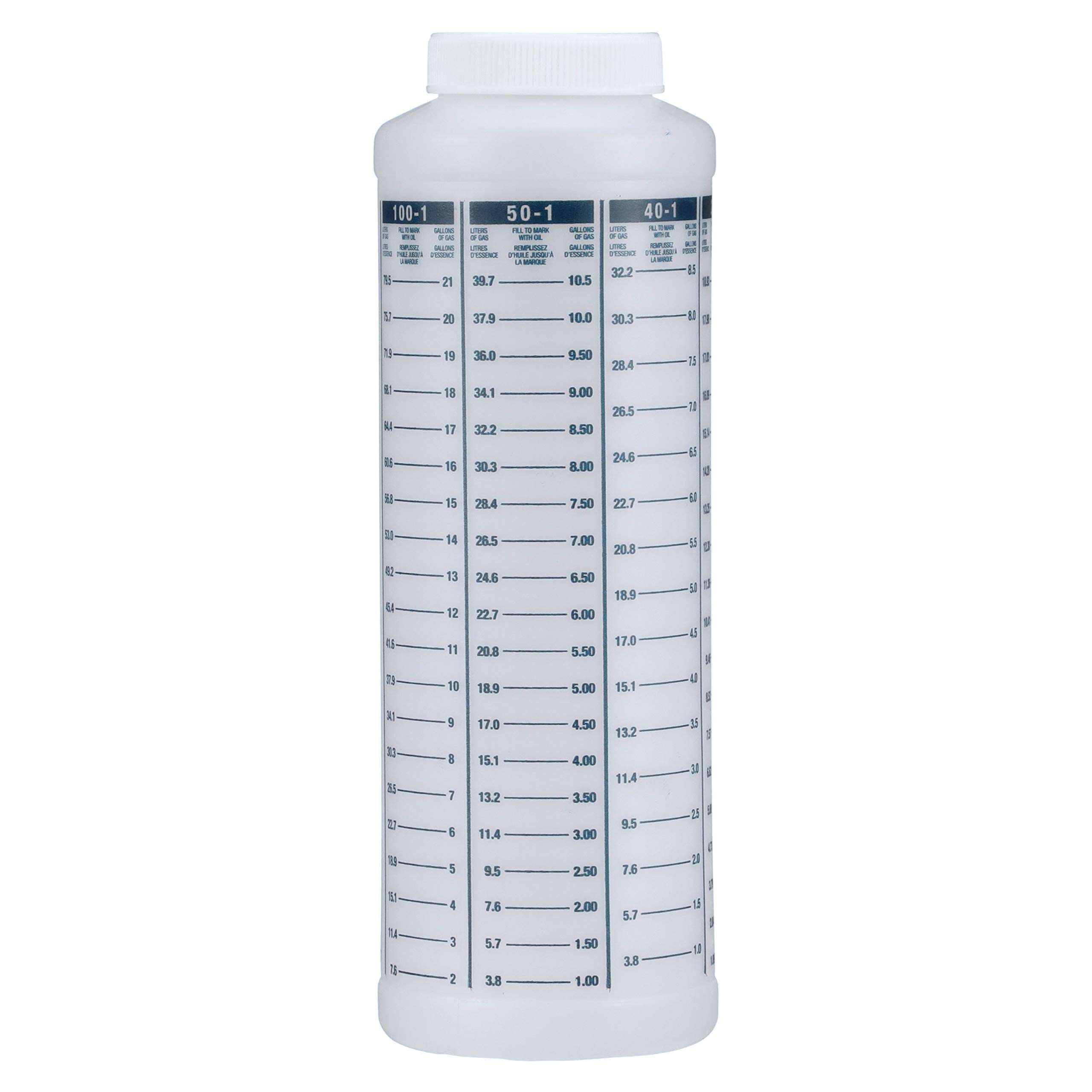 attwood 11873-1 Wide-Mouth Marine Fuel/Oil Mixing Bottle 1-Quart, One Size