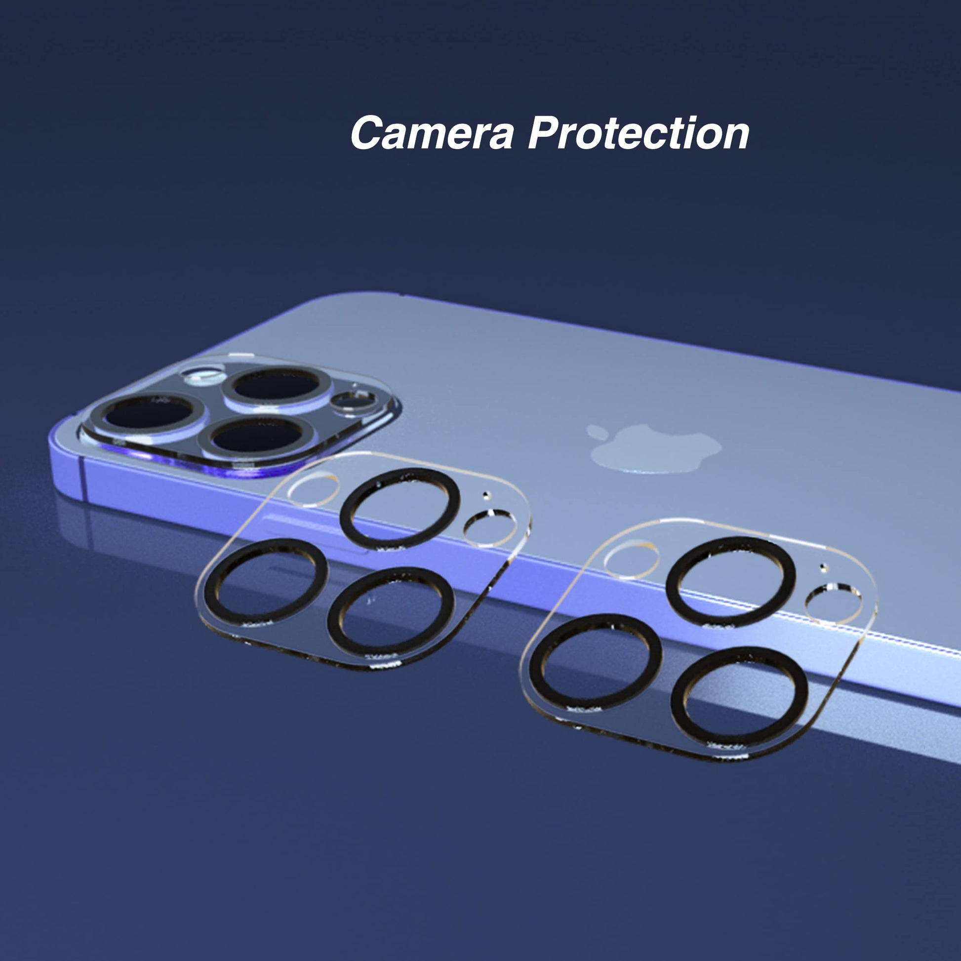 Ailun 3 Pack Camera Lens Protector for iPhone 16 Pro / 14 Pro & iPhone 16 Pro Max / 14 Pro Max,Tempered Glass,9H Hardness,Anti-Scratch,Case Friendly[Does not Affect Night Shots]