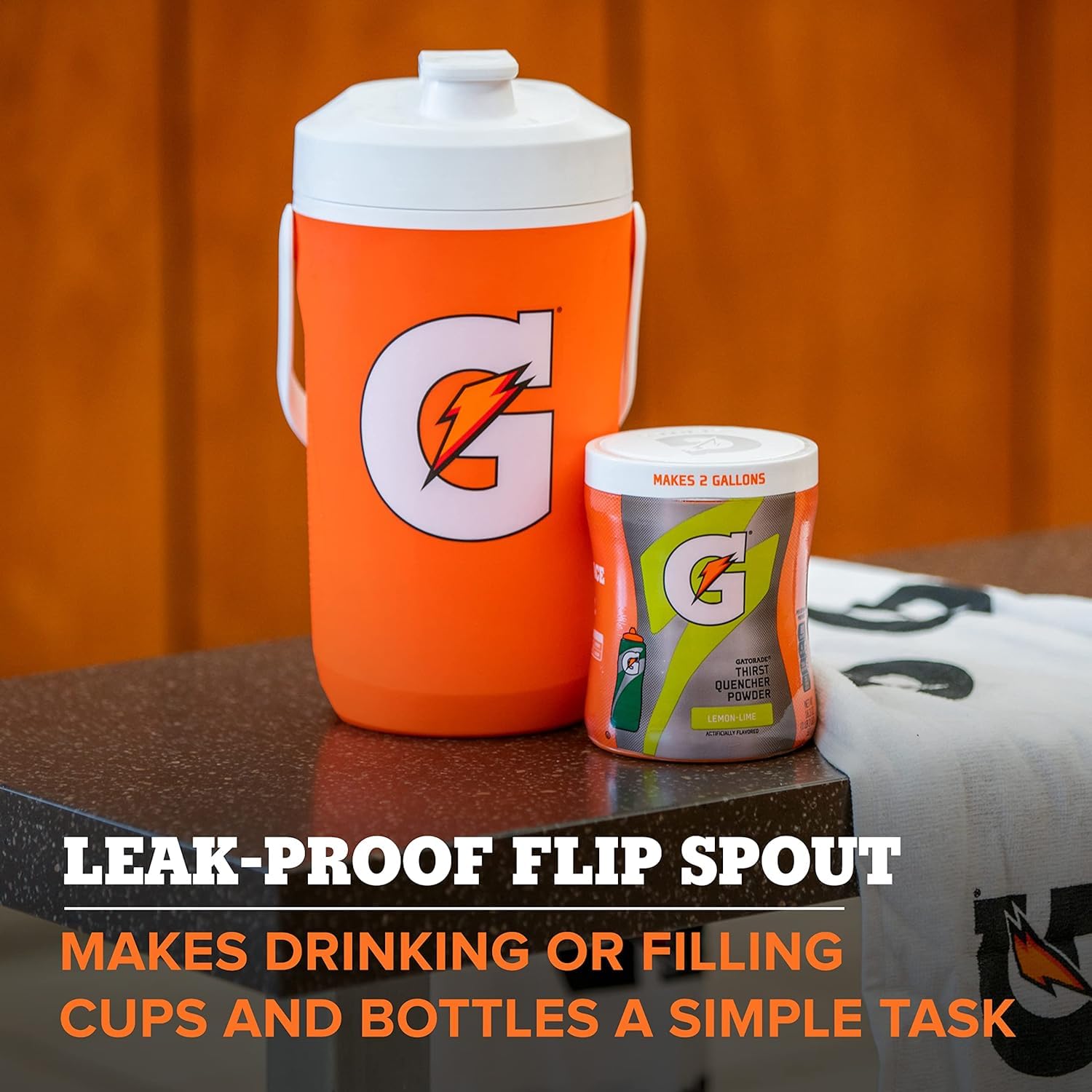Gatorade Half Gallon Cooler Jug, Sports Hydration Jug, BPA-Free, 64oz, Double Wall Insulation​