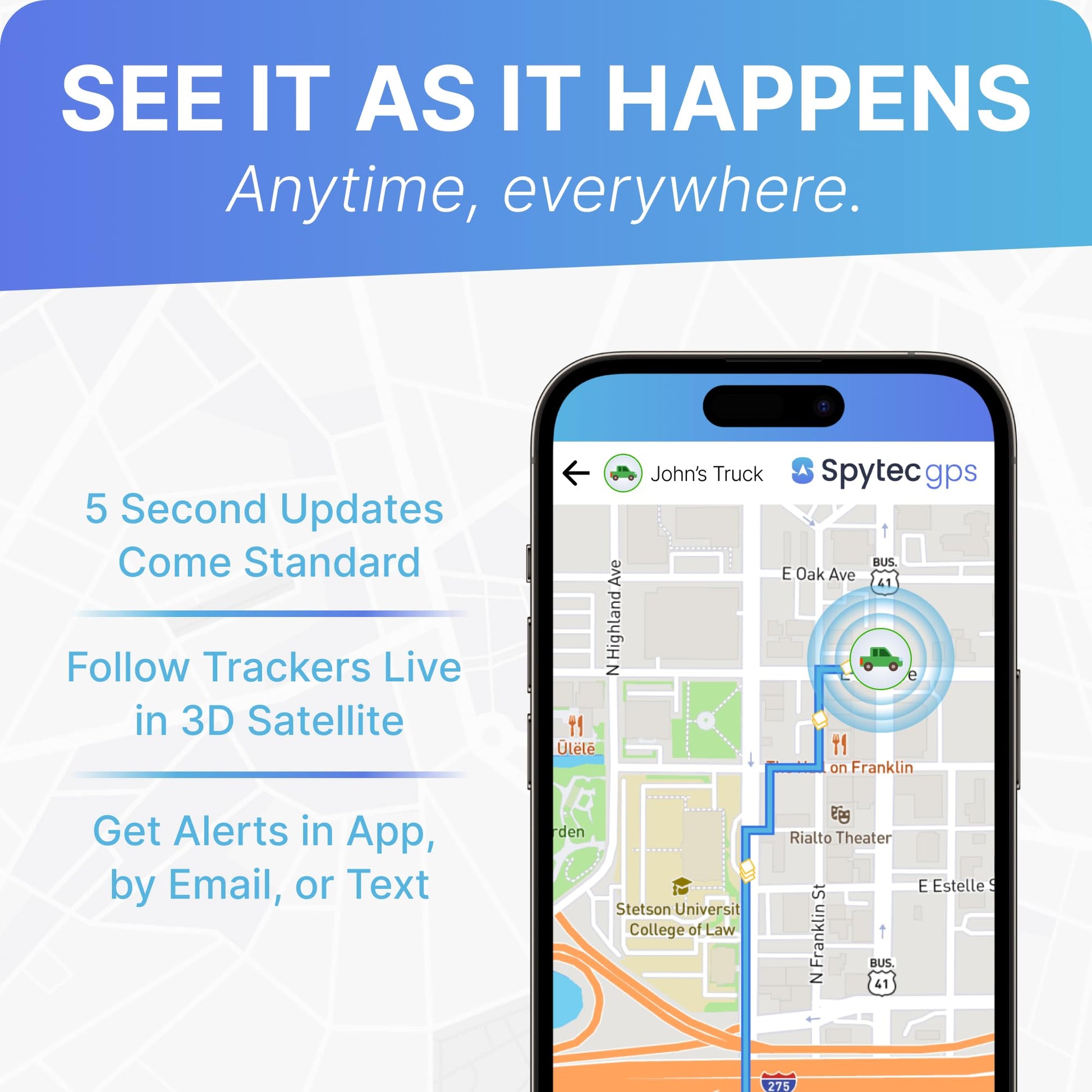 Spy Tec Mini GPS Tracker for Vehicles & Kids | Up to 14-Day Battery Life | Waterproof Magnetic Case, Geofencing, Portable Real Time GPS Car Tracker w/Lifetime Support | Subscription Required