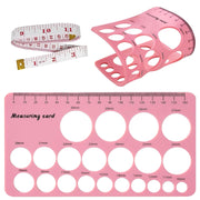 Luxemum Nipple Rulers, Flange Inserts Sizing Measurement Tool for Breast Pump, Soft Silicone Flange Size Measure, Nipple Measuring for New Mums/Women