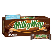 MilkyWay Candy Milk Chocolate Bars Bulk Pack, Full Size, 1.84 oz Pack of 36)