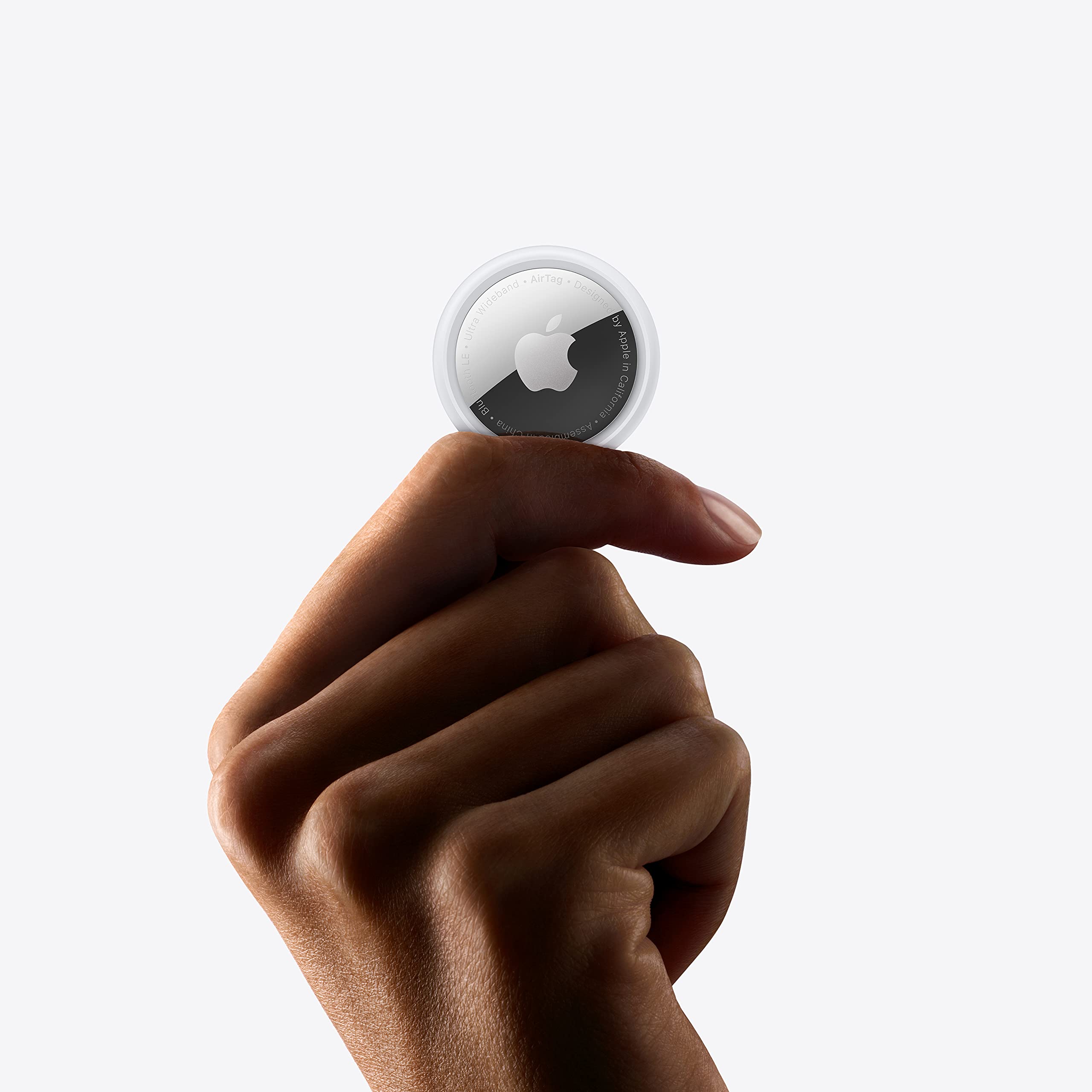 Apple AirTag 4 Pack. Keep Track of and find Your Keys, Wallet, Luggage, Backpack, and More. Simple one-tap Set up with iPhone or iPad