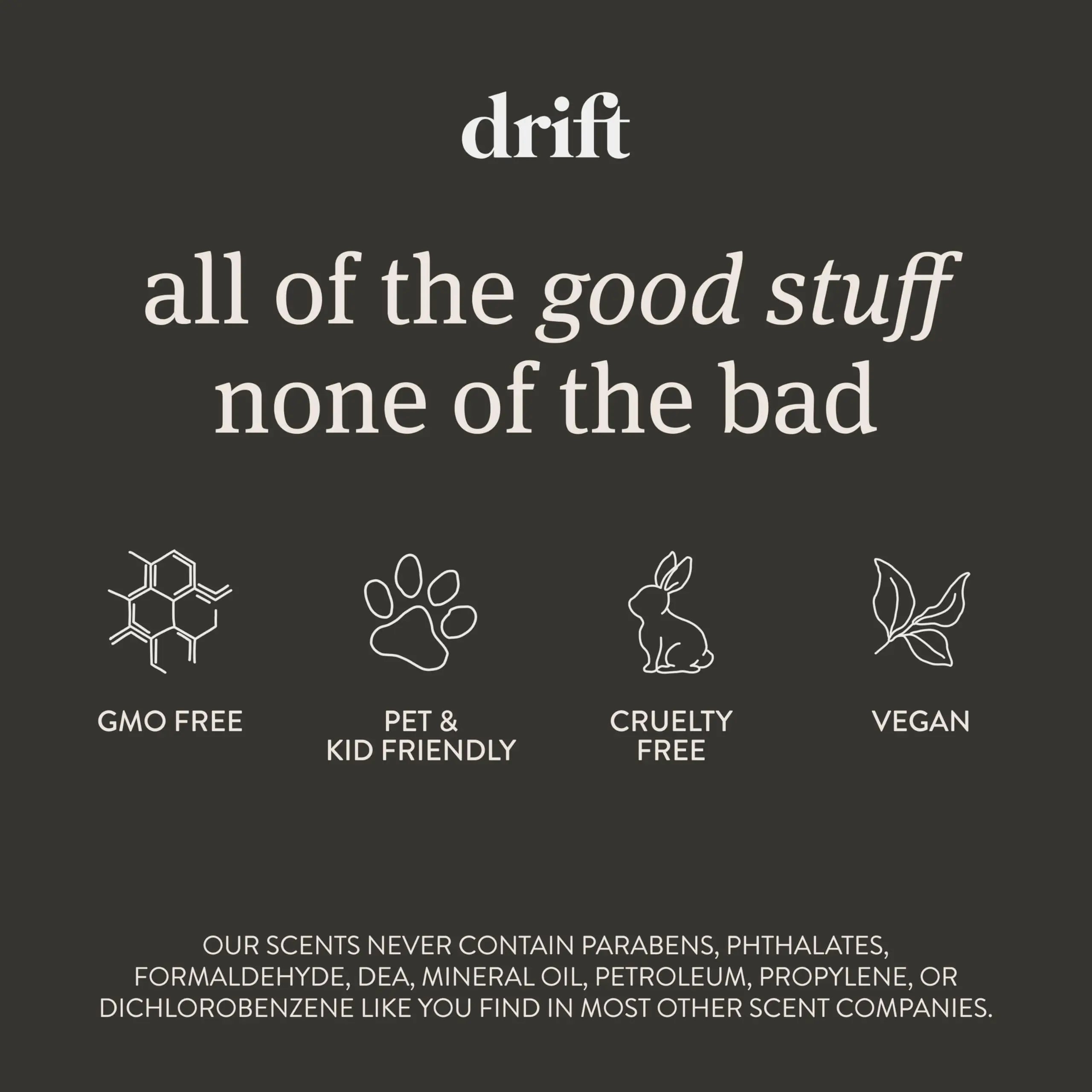 Drift Car Air Freshener - Wood Air Freshener - Car Odor Eliminator - Teak Scent Starter Kit