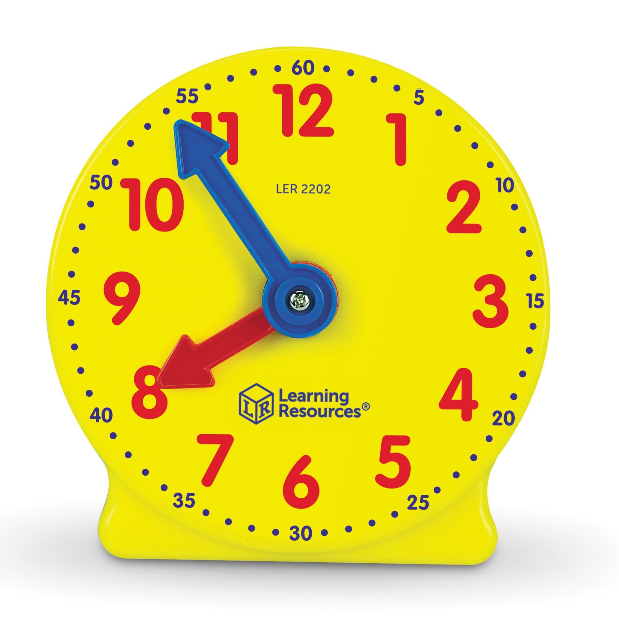 Learning Resources ساعة حائط ذكية مقاس 4 بوصات