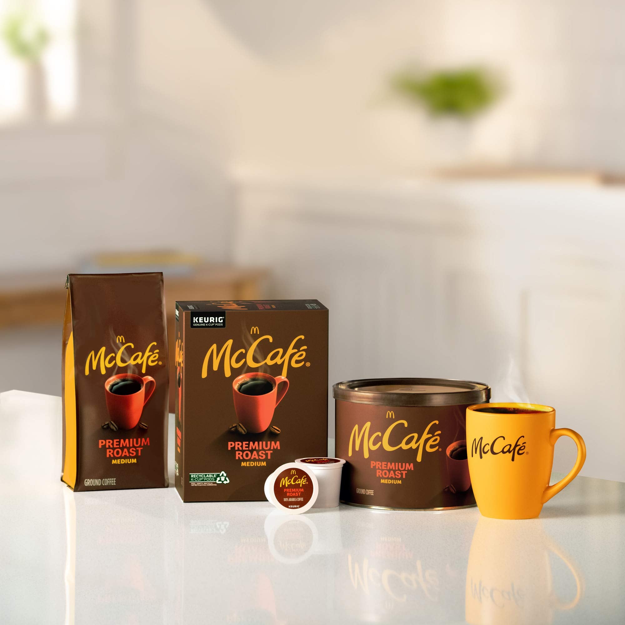 McCafe Premium Roast, Medium Roast gemahlener Kaffee, 850g Dose