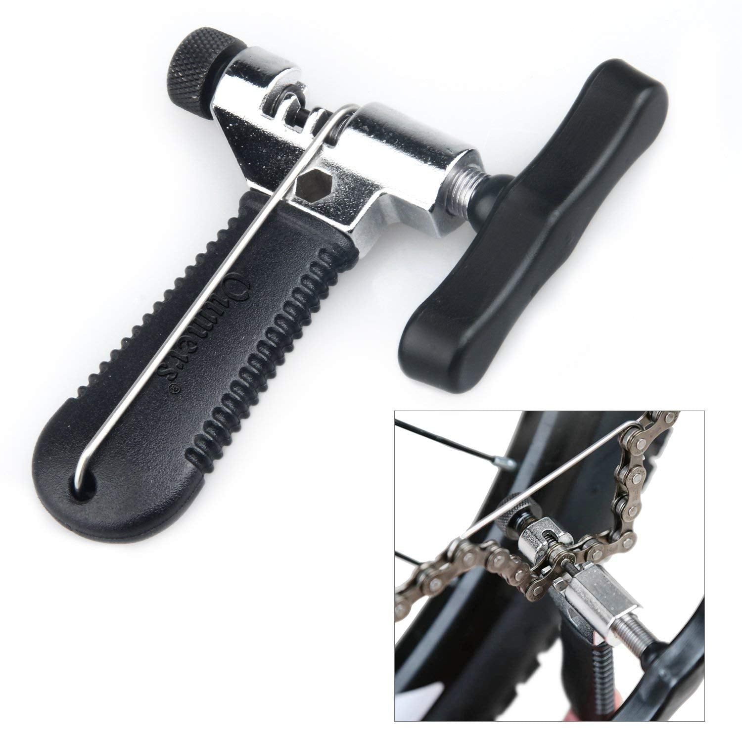 Oumers Universal Bike Chain Tool, Road & Mountain Bicycle Chain Breaker & Installer Kit, Chian Splitter Repair Kit