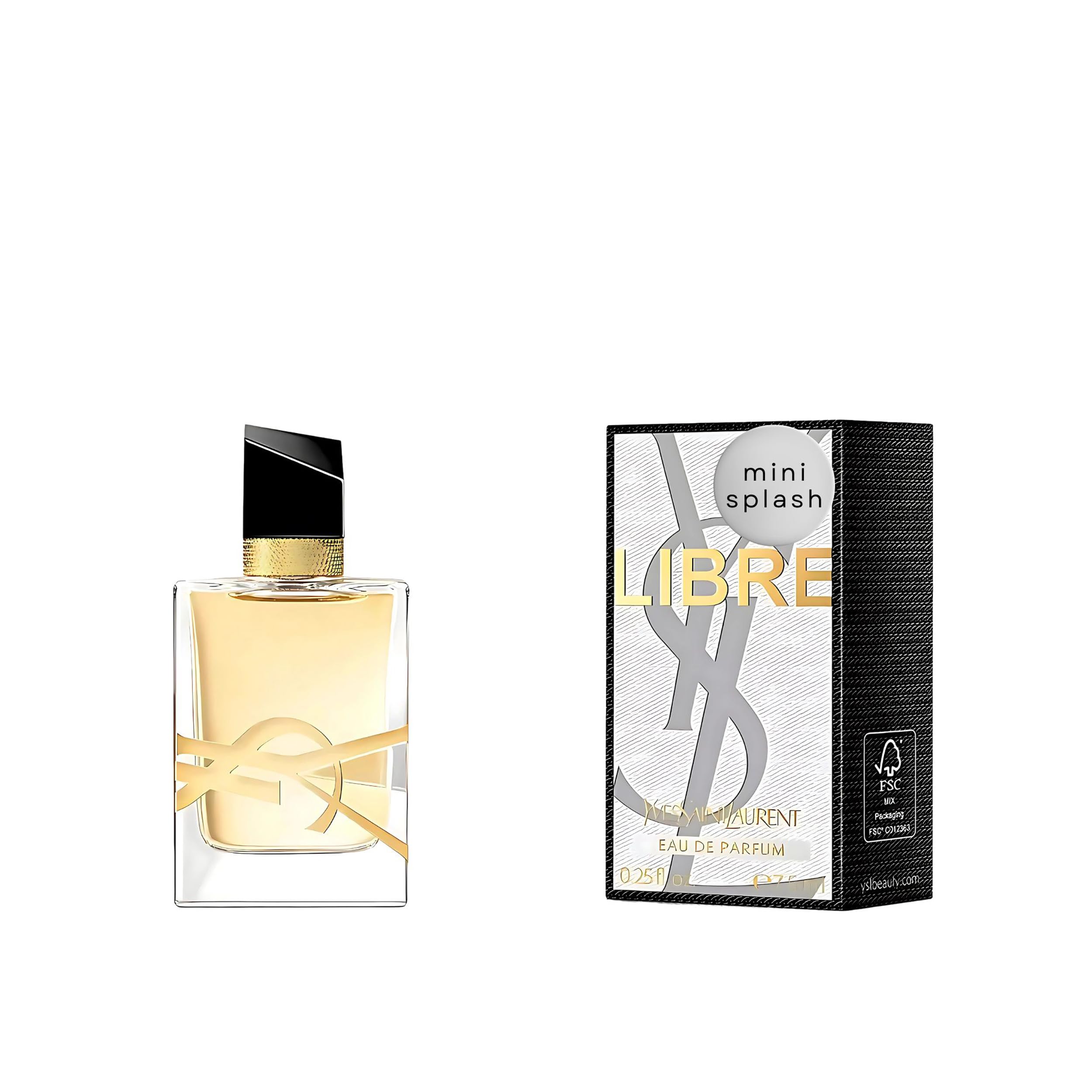 عطر إيف سان لوران YSL LIBRE للنساء ميني ماء عطر سبلاش 0.25 أونصة