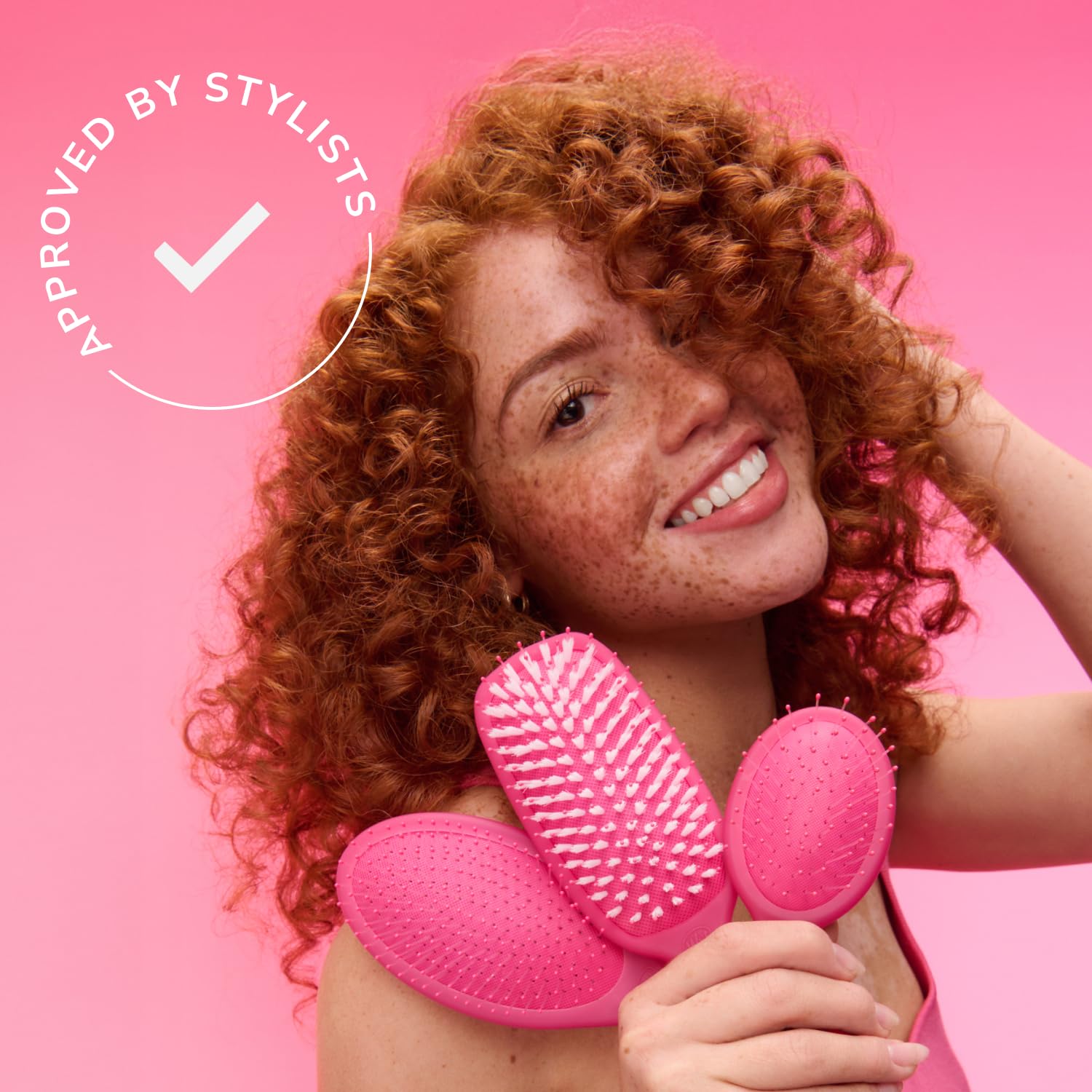 Wet Brush Paddle Detangler Hair Brush, Sky, Ultra-Soft IntelliFlex Bristles with AquaVent Design, Great For Treatment & Mask Application, Women, Men, Wet, Dry and Damaged Hair