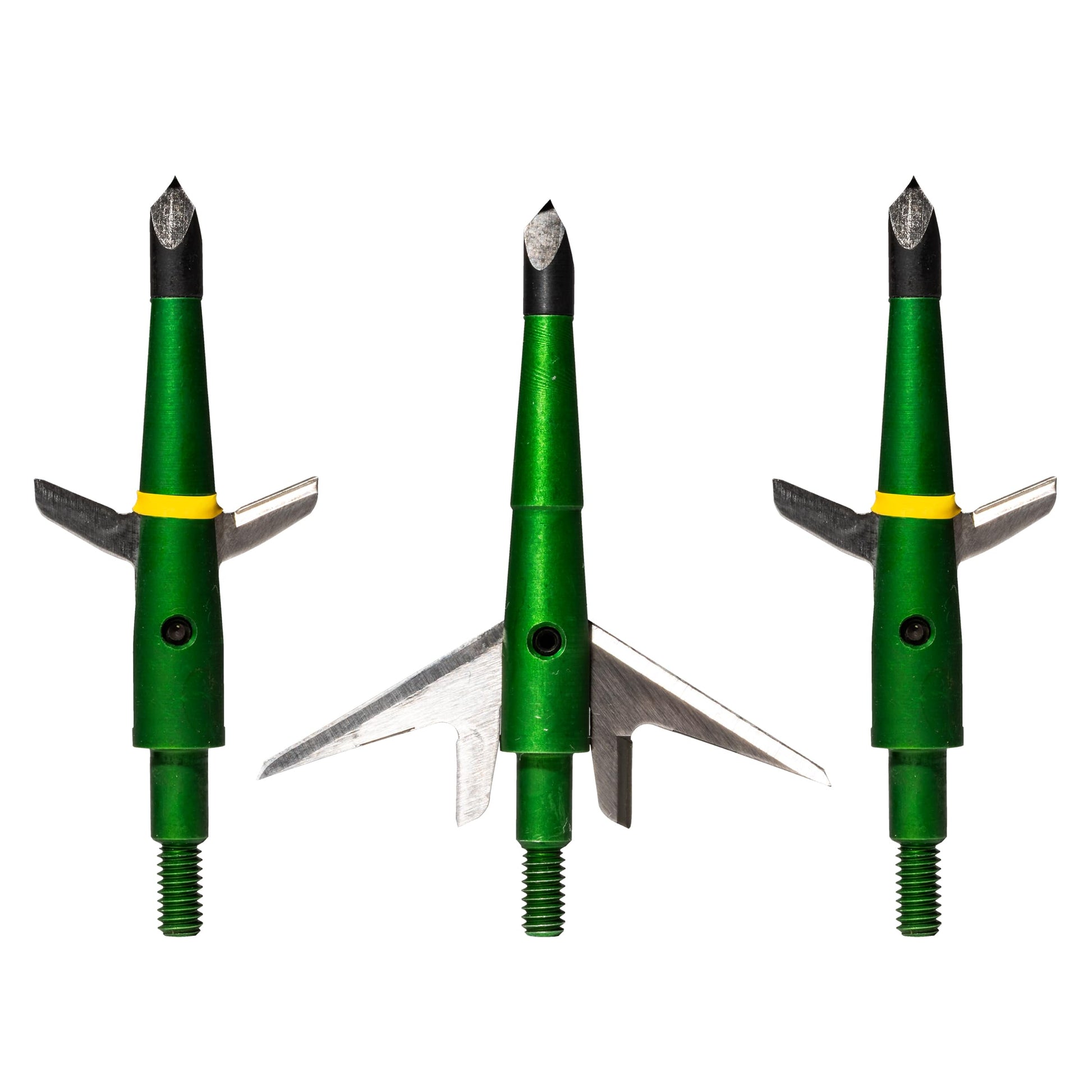 Swhacker SWH00207 #207 2 Inch Cut Broadheads Set of 3-100 Grain, Green, 2"
