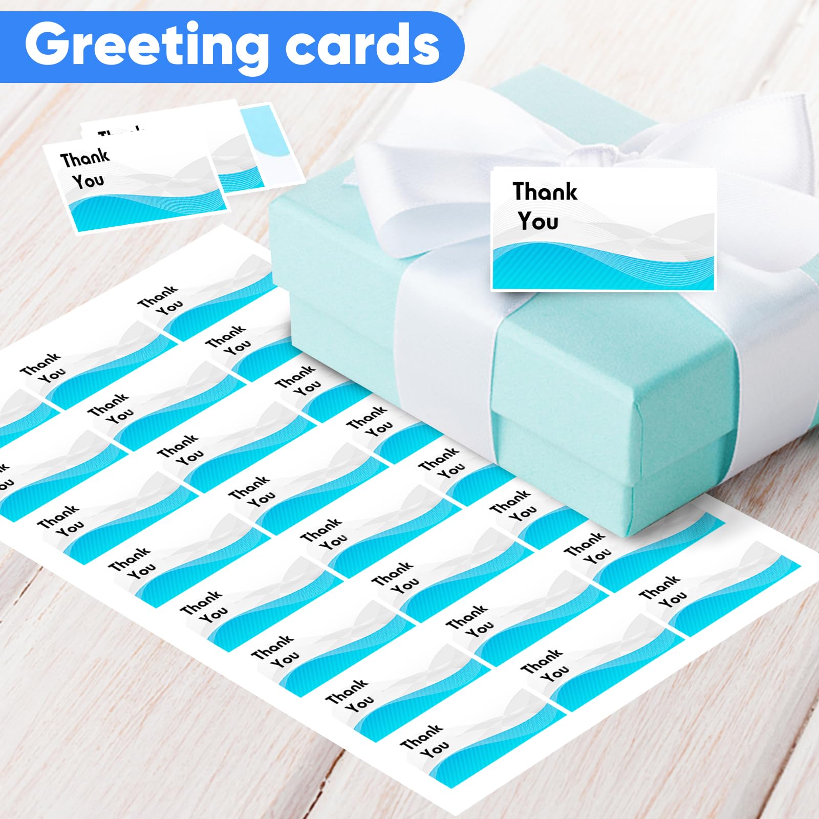 Thick Business Cards 500 Printable Business Card, 3.5" x 2" Business Card Paper Compatible with Laser & Inkjet Printer, Double-sided Printing, Heavyweight, Matte White Paper, (10 Cards/Sheet)