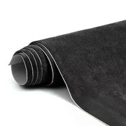 RadiantDecor Premium Black Suede Fabric Wrap - 17x70 inch Suede Wrap for Car Interior - Self-Adhesive Microfiber and Synthetic Leather, Stretchable Interior Film for Car and Home Decor