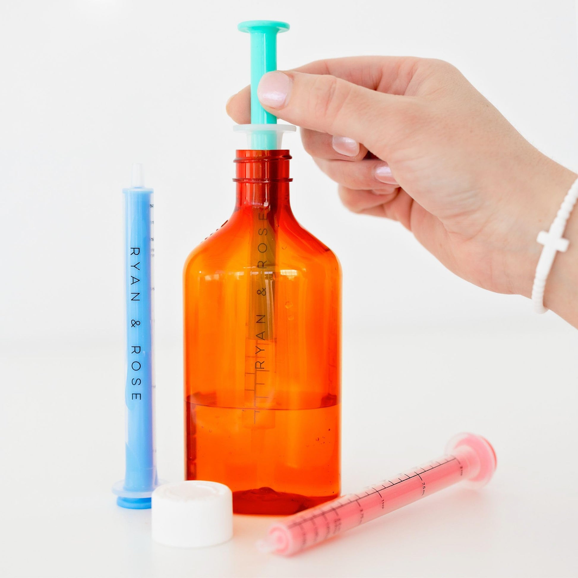Ryan & Rose Cutie Dose - Baby Medicine Dispenser Syringe For Children - 3 Pack (Lollipop)