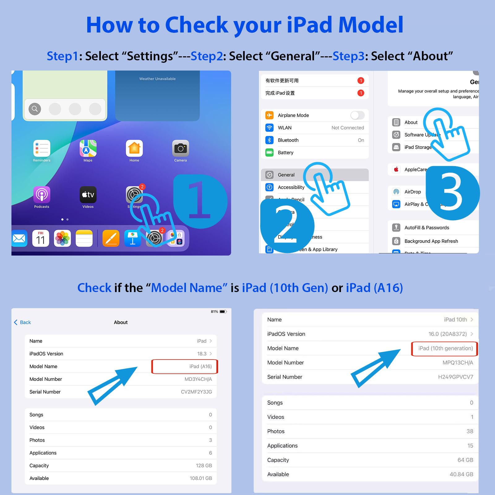 Pencil Charger Adapter for Apple Pencil 1st Generation, USB C to for Lightning Adaptor Charging Dongle Connector Accessories Bluetooth Pairing for iPad 10th Gen/A16, USB-C to iPencil 1st Gen Adapter