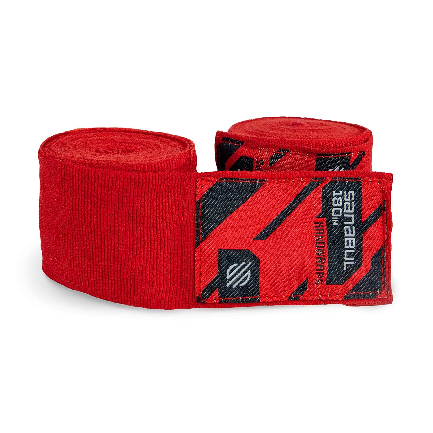 Sanabul Elastic 180 inch Boxing Hand Wraps for Boxing Gloves Muay Thai Kickboxing MMA Wraps for Men & Women, Red,180"