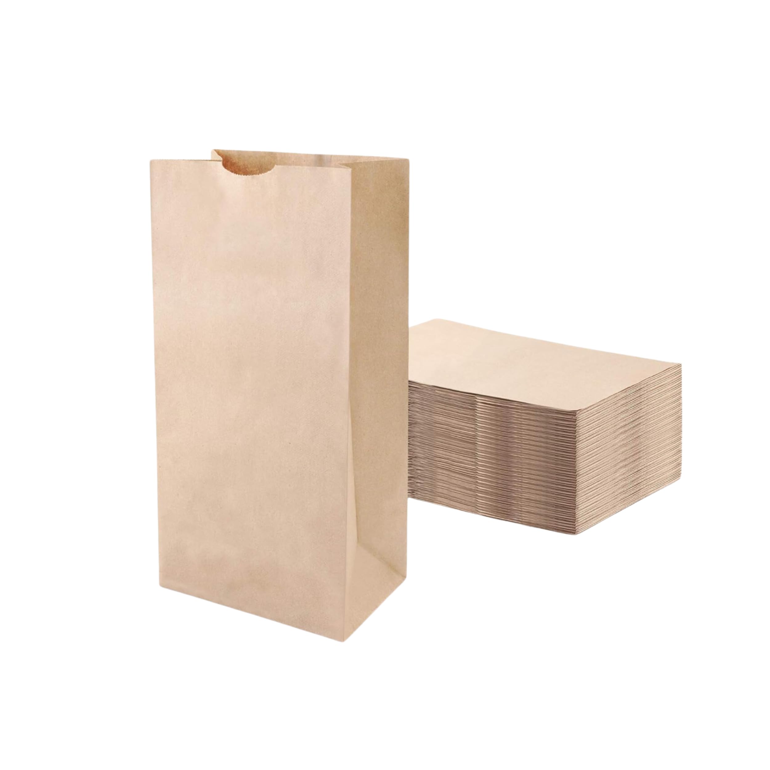 Perfect Stix - Brown Bag 2-100 count, 2lb Brown Paper Bags - Brown Bags - 100 count (Pack of 1)