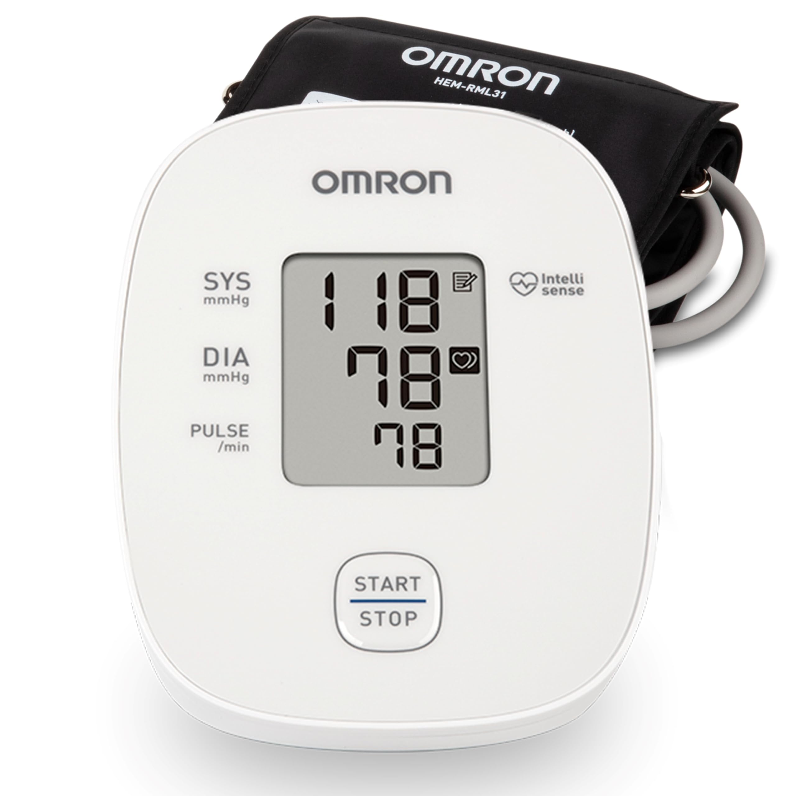 OMRON Iron Upper Arm Blood Pressure Monitor - Clinically Validated Blood Pressure Cuff - Medical Grade with Wide Range 17" Arm Cuff