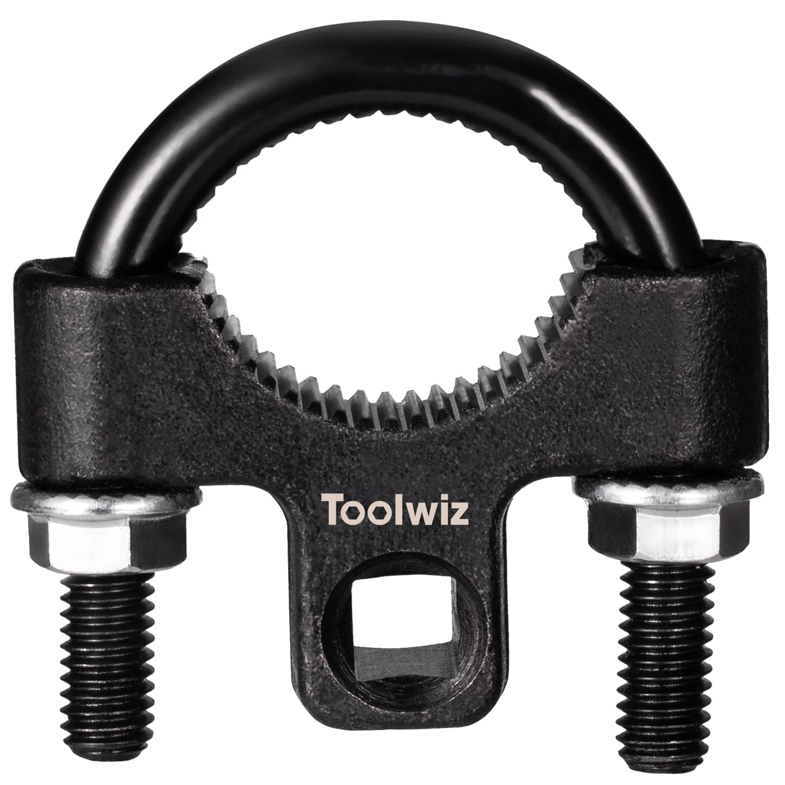 Toolwiz Inner Tie Rod Removal Tool - 3/8" inch Universal Low Profile Tool 30-42mm with Non-Slip Teeth for Easy Inner Rod Removal and Installation, U-Wrench for Car Truck Vehicle Automotive Repair