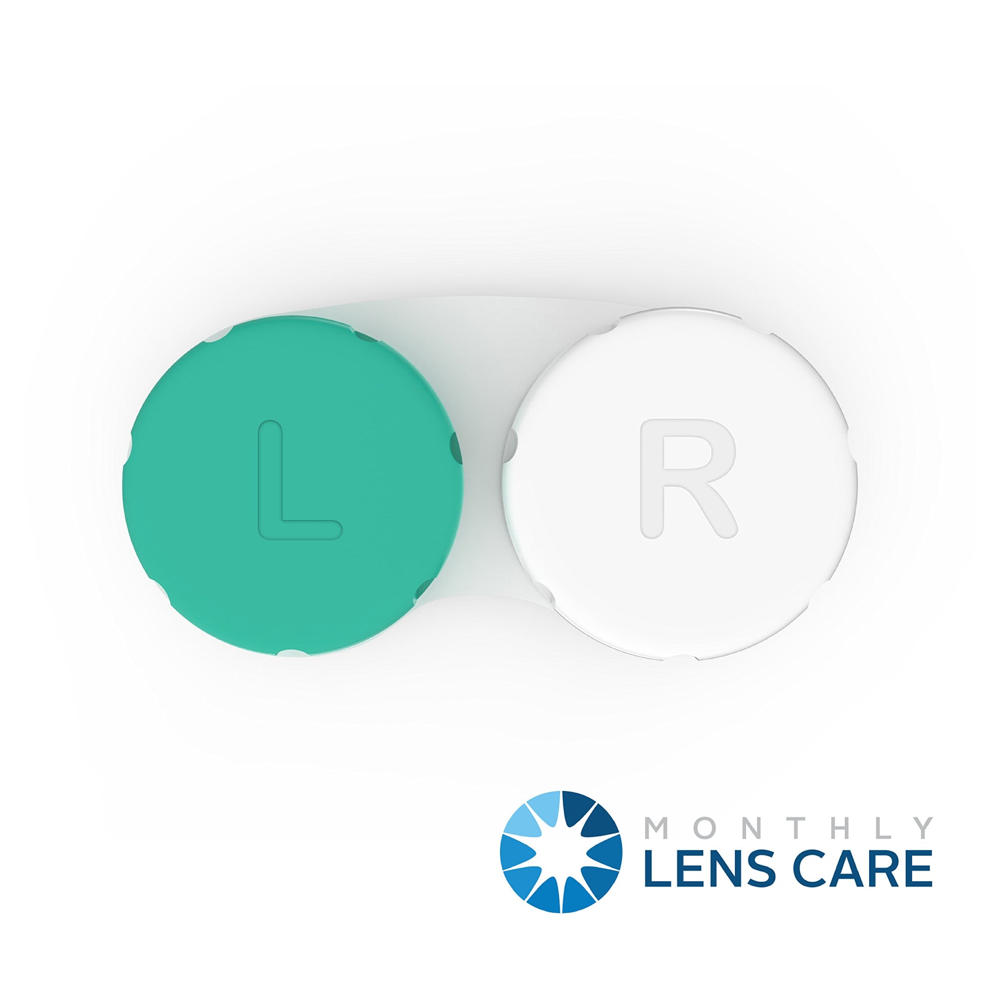 Axim USA Contact Lens Cases 12 Pack. One Year Bulk Supply. Protect Your Eyes by Changing Your Lens Case Monthly (Green)