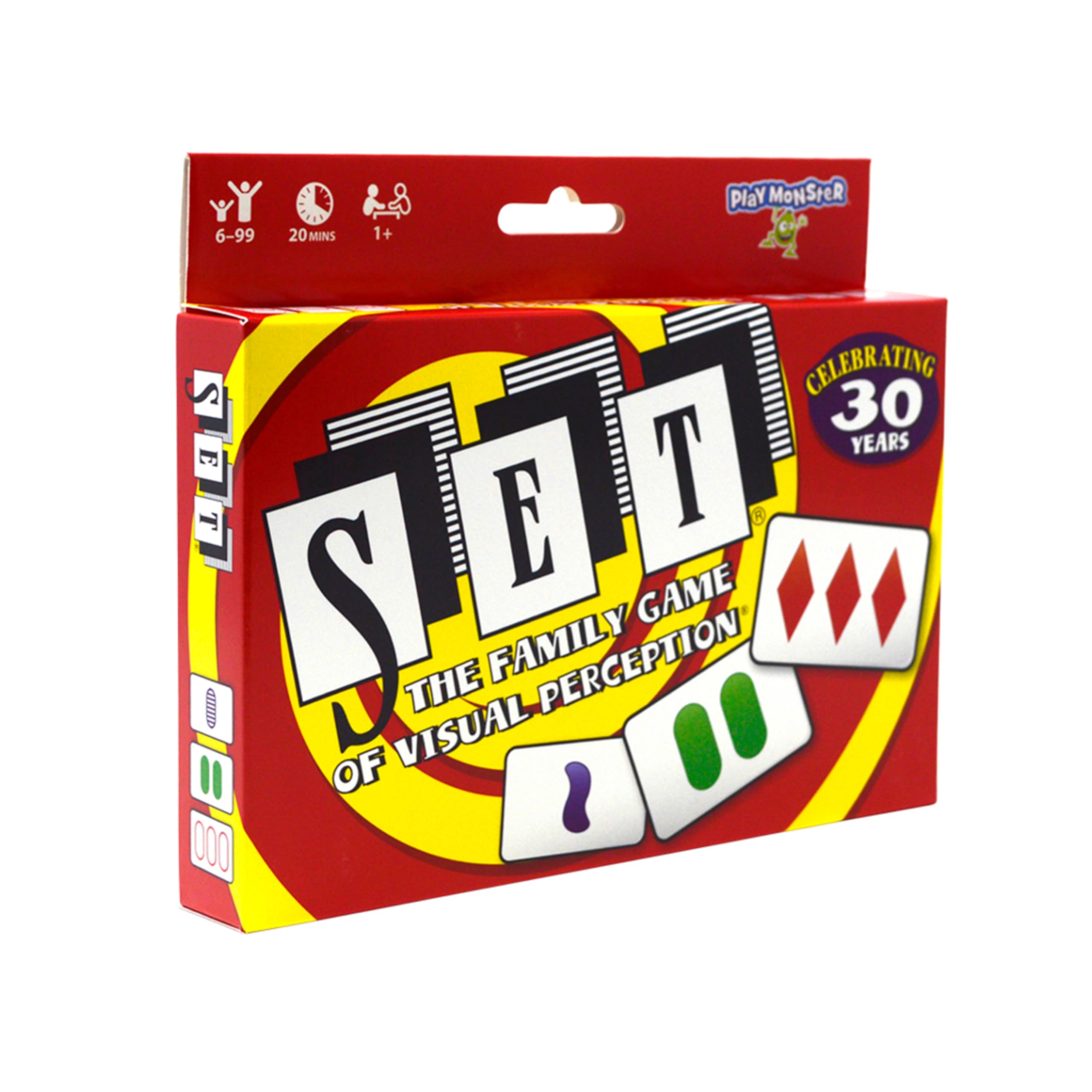 SET Enterprises SET - لعبة البطاقات العائلية للإدراك البصري - تسابق للعثور على الأزواج، للأعمار 8 فما فوق، 81 بطاقة، القواعد مرفقة