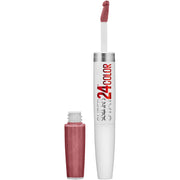 Maybelline Super Stay 24, 2-Step Liquid Lipstick Makeup, Long Lasting Highly Pigmented Color with Moisturizing Balm, Forever Chestnut, Brown, 1 Count