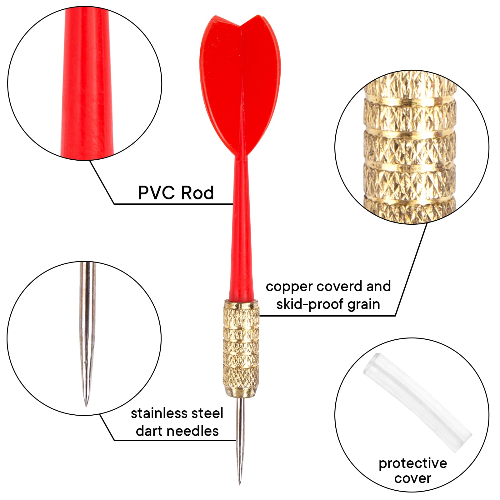 LovesTown Carnival Games Darts, 500Pcs Circus Decorations, Christmas Balloons, Water Balloons with 10Pcs Darts for Carnival Party Supplies