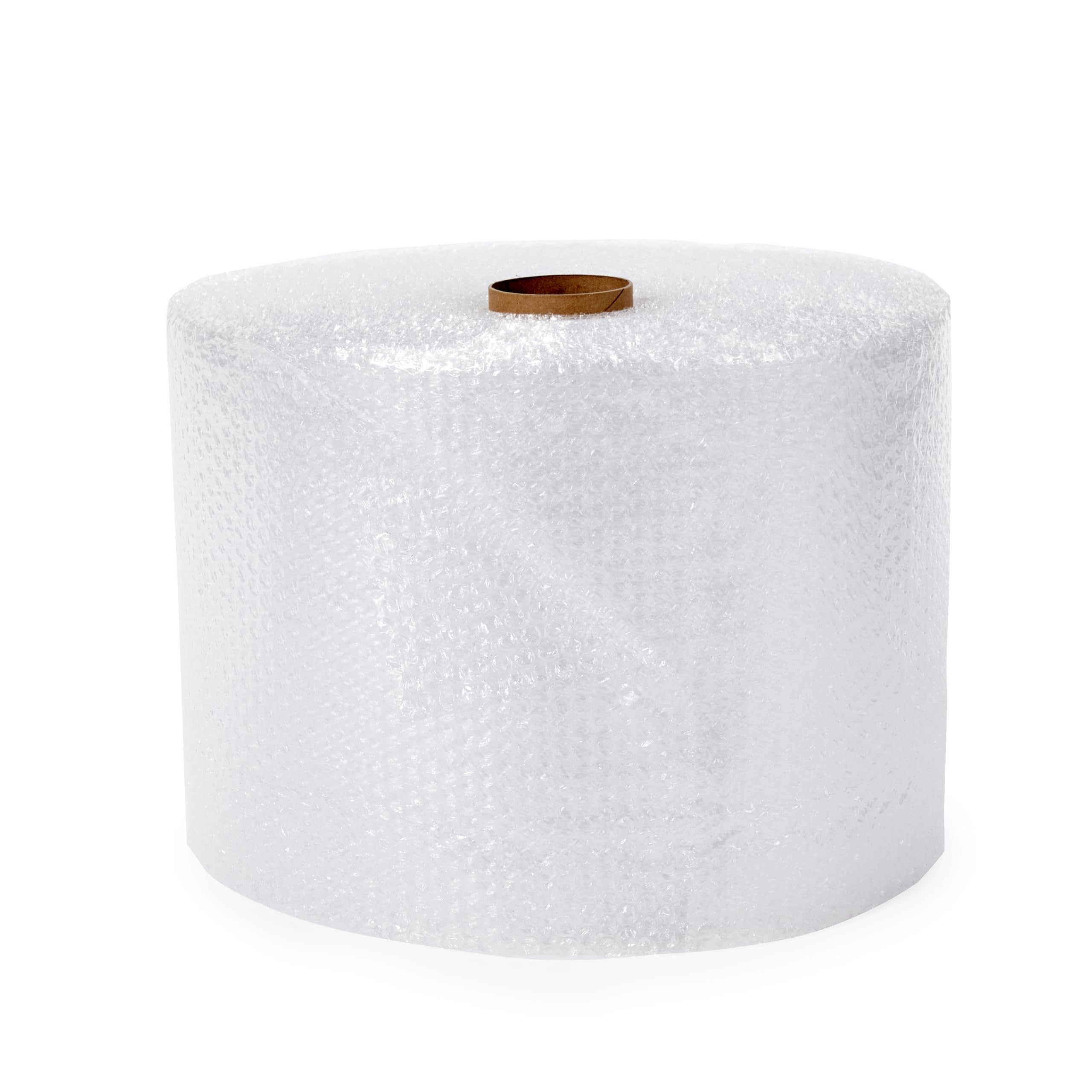 Basics Bubble Cushioning Wrap Packing Material for Fragile Items, Perforated, 12 inch x 175 ft Long Roll, Small 3/16", Clear