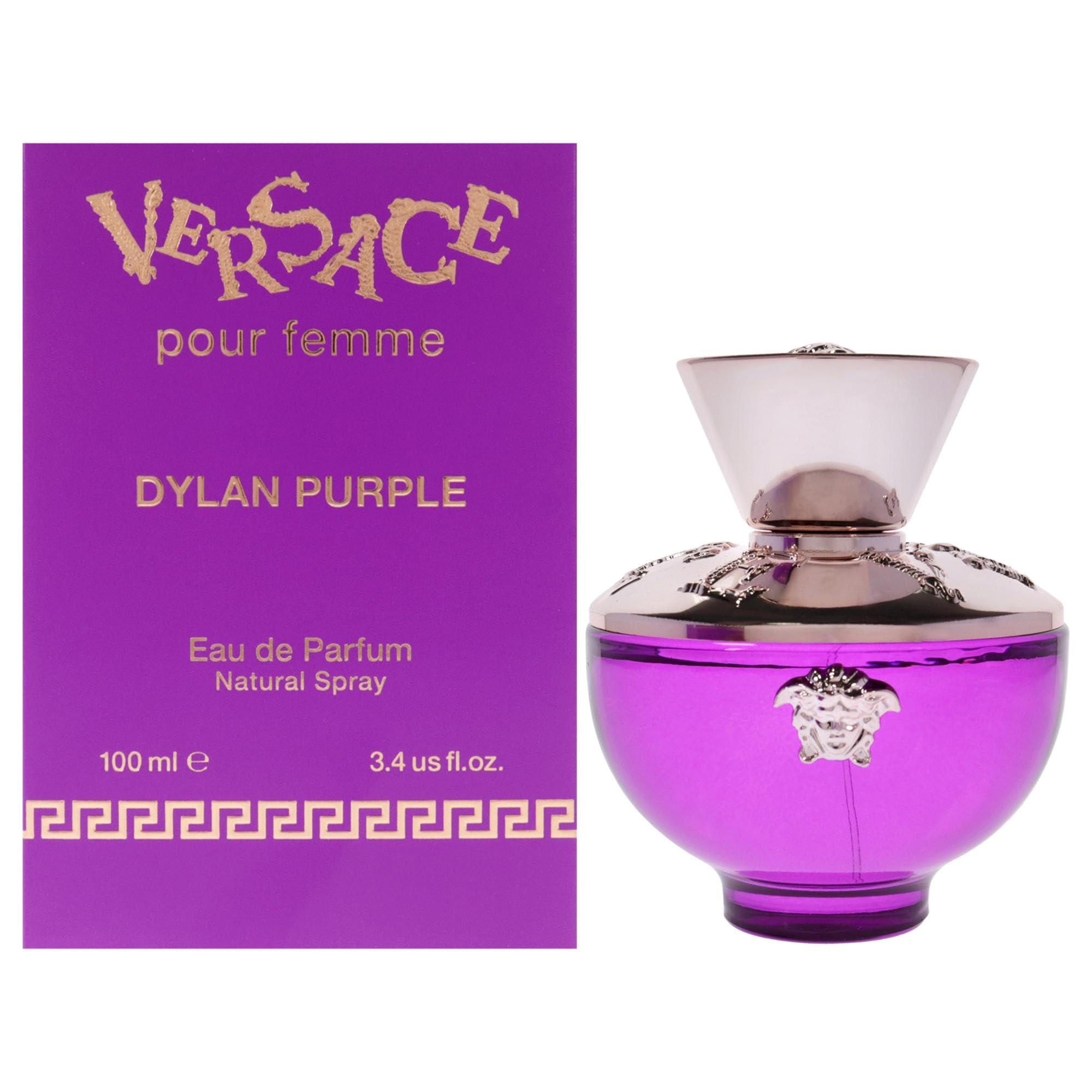عطر فيرساتشي ديلان بيربل للنساء 3.4 أونصة بخاخ ماء عطر