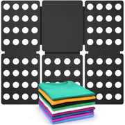 Geniusidea Shirt Folder Board - Clothes Folding Board, Easy to Fold Shirts, Laundry Liners, Black